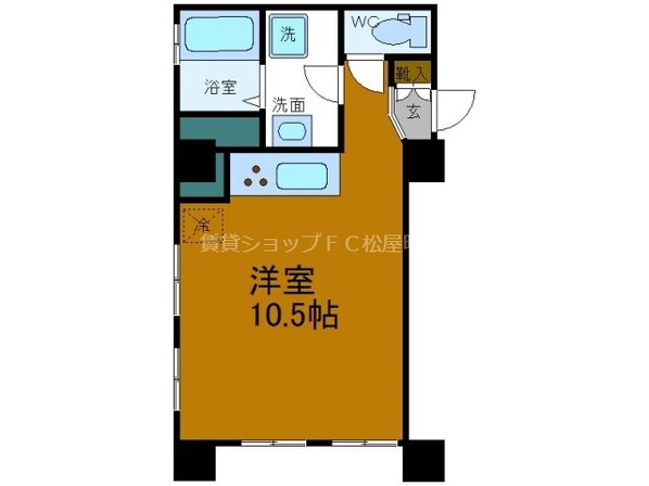 大阪上本町駅 徒歩8分 1階の物件間取画像